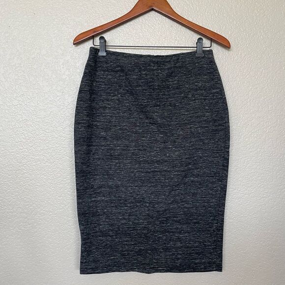 Philosophy Heather Gray Stretch Pencil Skirt S - Picture 2 of 3